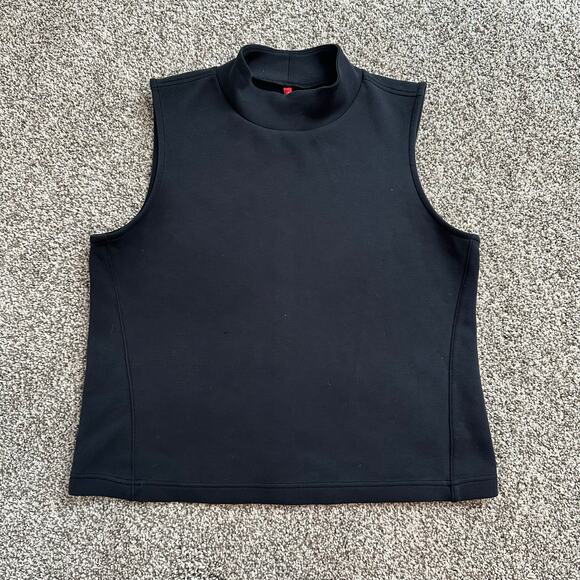 SPANX black sleeveless turtleneck top size L - Picture 5 of 11